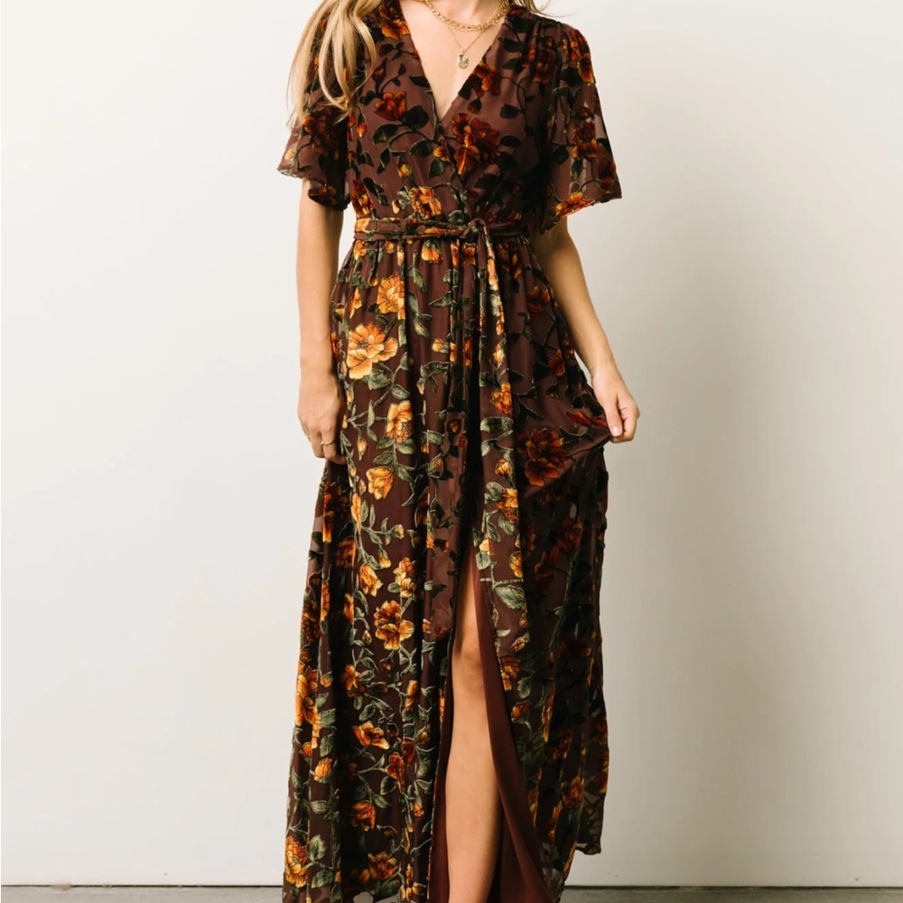 Uma Velvet Maxi Dress